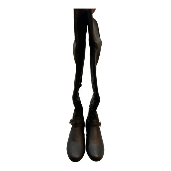 Journee Collection LOFT WIDE CALF boots in black - Picture 4 of 15